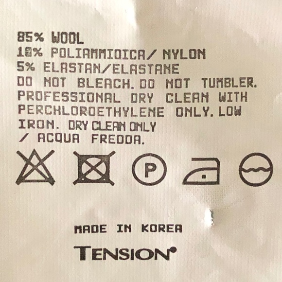 Sleeveless Wool Royal Blue Dress - Sz M - Picture 8 of 8